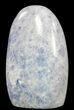 Polished, Blue Calcite Free Form - Madagascar #54630-1